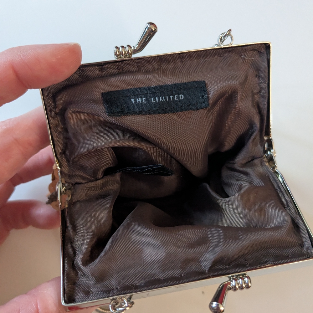 The Limited Gold Clutch with Wristlet - Picture 3 of 3
